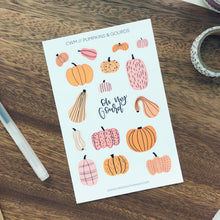 Load image into Gallery viewer, PUMPKINS & GOURDS Sticker Sheet