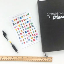 Load image into Gallery viewer, ALPHABET COLLAGE CUTOUTS