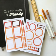 Load image into Gallery viewer, FALL FUNCTIONAL SET Sticker Sheets