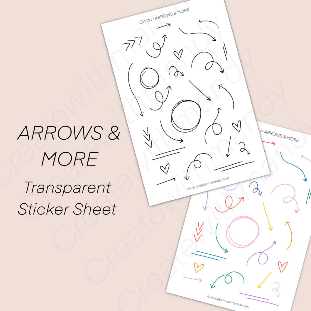 ARROWS & MORE Sticker Sheet