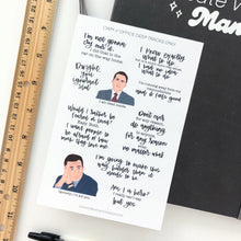 Load image into Gallery viewer, OFFICE DEEP TRACKS ONLY Sticker Sheet