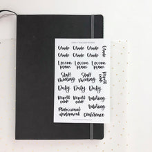 Load image into Gallery viewer, TEACHER WORDS Sticker Sheet