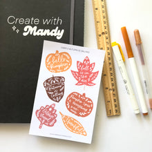 Load image into Gallery viewer, AUTUMN IS CALLING Sticker Sheet