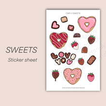 Load image into Gallery viewer, SWEETS Sticker Sheet
