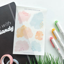 Load image into Gallery viewer, SPRING WATERCOLORS Sticker Sheet