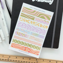 Load image into Gallery viewer, TRENDY WASHI STRIPS Sticker Sheet