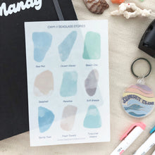 Load image into Gallery viewer, SEAGLASS STORIES Sticker Sheet