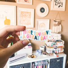 Load image into Gallery viewer, GREAT DAY Waterproof Die Cut Sticker