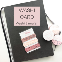 Load image into Gallery viewer, WASHI CARD Washi Tape Sampler
