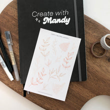 Load image into Gallery viewer, NEUTRAL LEAVES Sticker Sheets