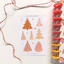 Load image into Gallery viewer, PINK CHRISTMAS Sticker Sheet
