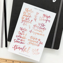 Load image into Gallery viewer, THANKFUL Sticker Sheet