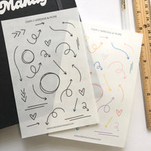 Load image into Gallery viewer, ARROWS & MORE Sticker Sheet