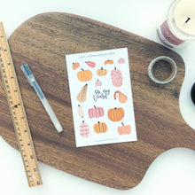 Load image into Gallery viewer, PUMPKINS & GOURDS Sticker Sheet