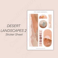 Load image into Gallery viewer, DESERT LANDSCAPES Sticker Sheet