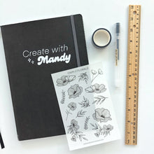 Load image into Gallery viewer, CLEAR FLORALS Transparent Sticker Sheet