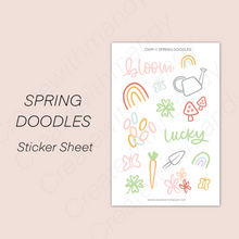 Load image into Gallery viewer, SPRING DOODLES Sticker Sheets