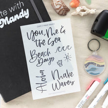 Load image into Gallery viewer, MAKE WAVES Sticker Sheet