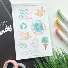 Load image into Gallery viewer, MOTHER EARTH Sticker Sheet