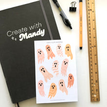 Load image into Gallery viewer, CUTE GHOSTIES Sticker Sheet