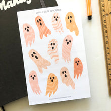 Load image into Gallery viewer, CUTE GHOSTIES Sticker Sheet