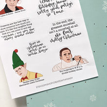 Load image into Gallery viewer, OFFICE CHRISTMAS Sticker Sheet