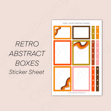 Load image into Gallery viewer, RETRO ABSTRACT Sticker Set