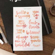 Load image into Gallery viewer, BLOOM Sticker Sheet