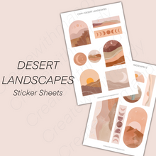 Load image into Gallery viewer, DESERT LANDSCAPES Sticker Sheet