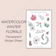 Load image into Gallery viewer, WATERCOLOR WINTER FLORALS