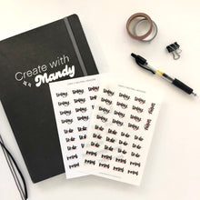 Load image into Gallery viewer, NEUTRAL HEADERS Sticker Sheet