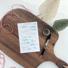Load image into Gallery viewer, WARM WISHES Sticker Sheet