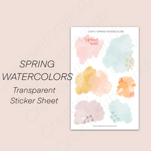Load image into Gallery viewer, SPRING WATERCOLORS Sticker Sheet
