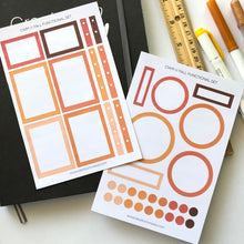 Load image into Gallery viewer, FALL FUNCTIONAL SET Sticker Sheets