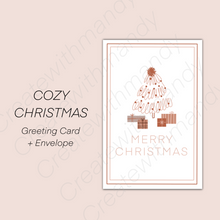 Load image into Gallery viewer, COZY CHRISTMAS Greeting Card
