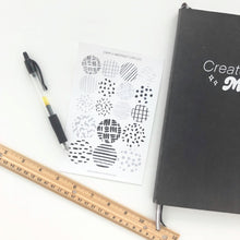 Load image into Gallery viewer, ABSTRACT CIRCLES Sticker Sheet