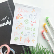 Load image into Gallery viewer, SPRING DOODLES Sticker Sheets
