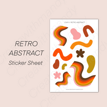 Load image into Gallery viewer, RETRO ABSTRACT Sticker Set