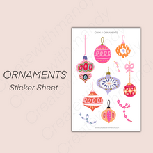 Load image into Gallery viewer, ORNAMENTS Stickers Sheet