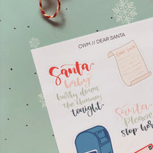 Load image into Gallery viewer, DEAR SANTA Sticker Sheet