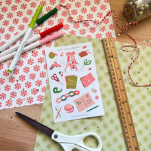 Load image into Gallery viewer, CRAFTY CHRISTMAS Sticker Sheet

