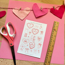 Load image into Gallery viewer, PRETTY LITTLE VALENTINE Sticker Sheet
