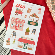 Load image into Gallery viewer, HOLIDAY MARKET Sticker Sheet
