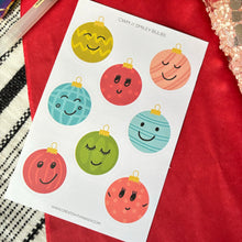 Load image into Gallery viewer, SMILEY BULBS Sticker Sheet
