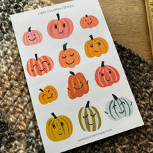 Load image into Gallery viewer, PUMPKIN SMILES Sticker Sheet
