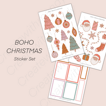 Load image into Gallery viewer, BOHO CHRISTMAS Sticker Set
