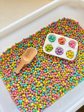 Load image into Gallery viewer, COLOR POP CHICKPEAS Sensory Bin Mix
