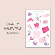 Load image into Gallery viewer, CRAFTY VALENTINE Sticker Sheet

