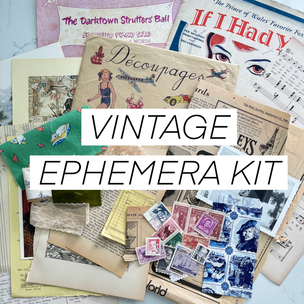 VINTAGE EPHEMERA KIT