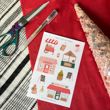 Load image into Gallery viewer, HOLIDAY MARKET Sticker Sheet
